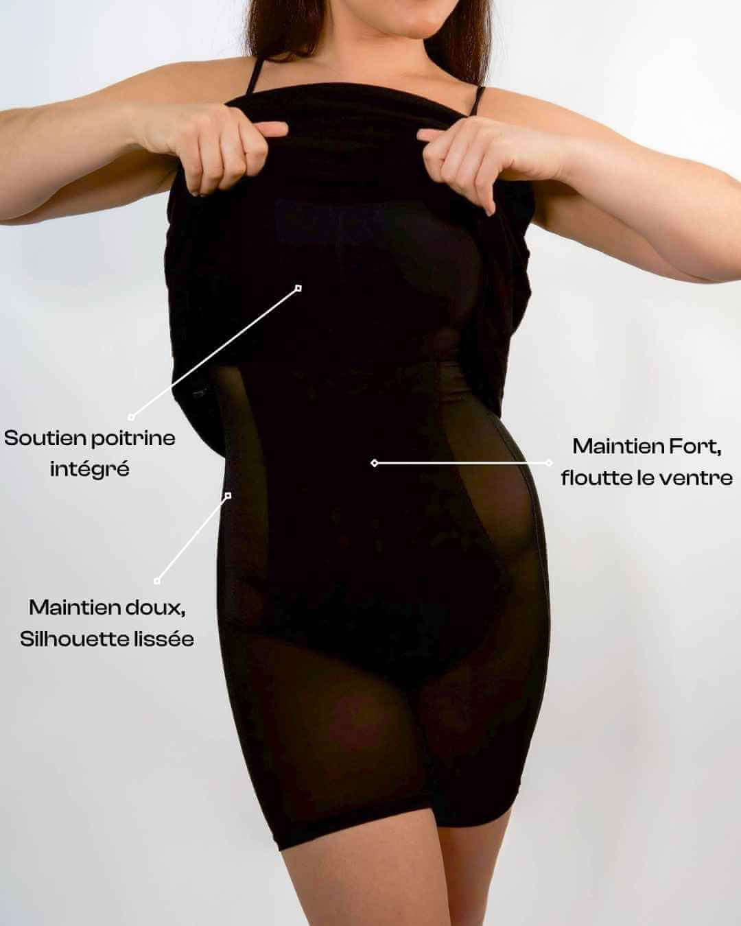 Magic™ Robe Sculptante Bretelles – Silhouette Lissée & Confort
