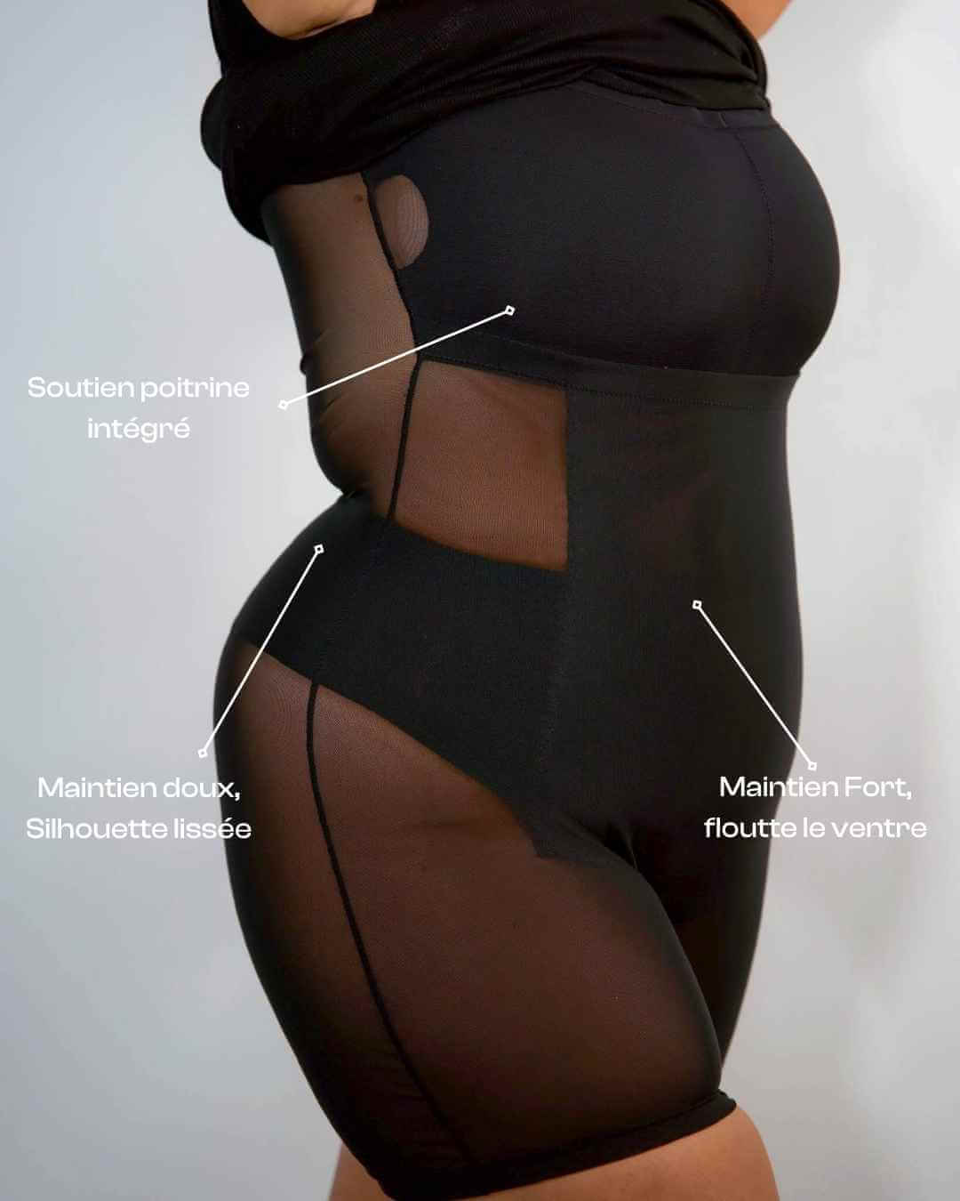 Magic™ Robe Sculptante Manches Courtes – Silhouette Lissée & Confort