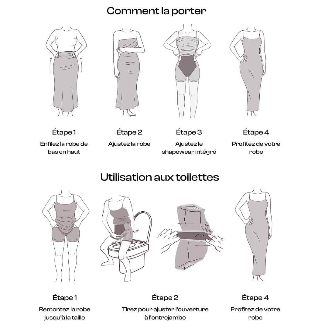 Magic™ Robe Sculptante Bretelles – Silhouette Lissée & Confort