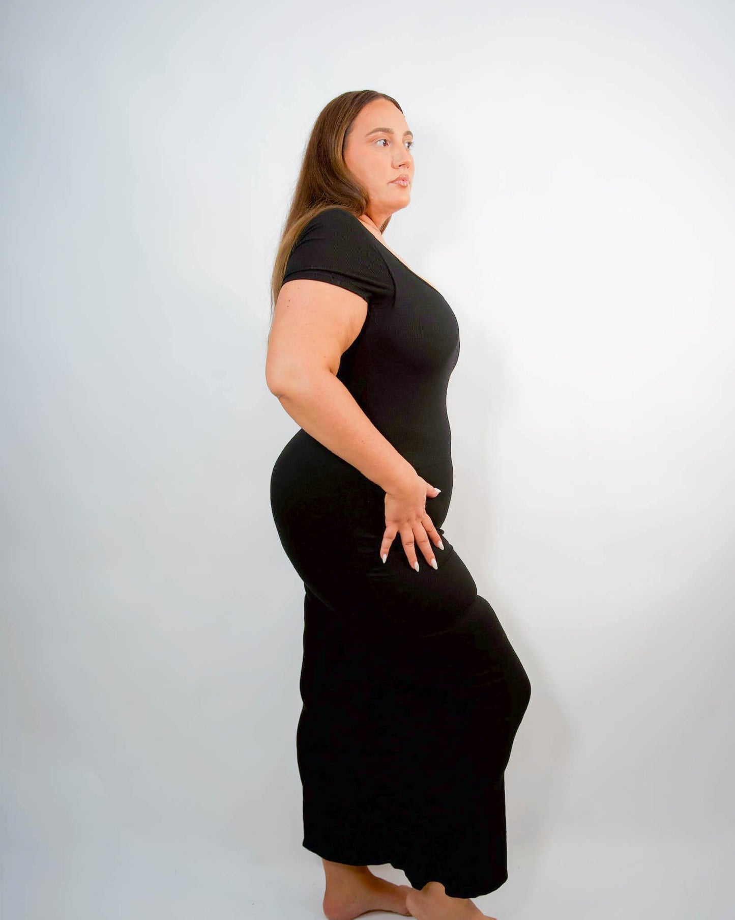Magic™ Robe Sculptante Manches Courtes – Silhouette Lissée & Confort