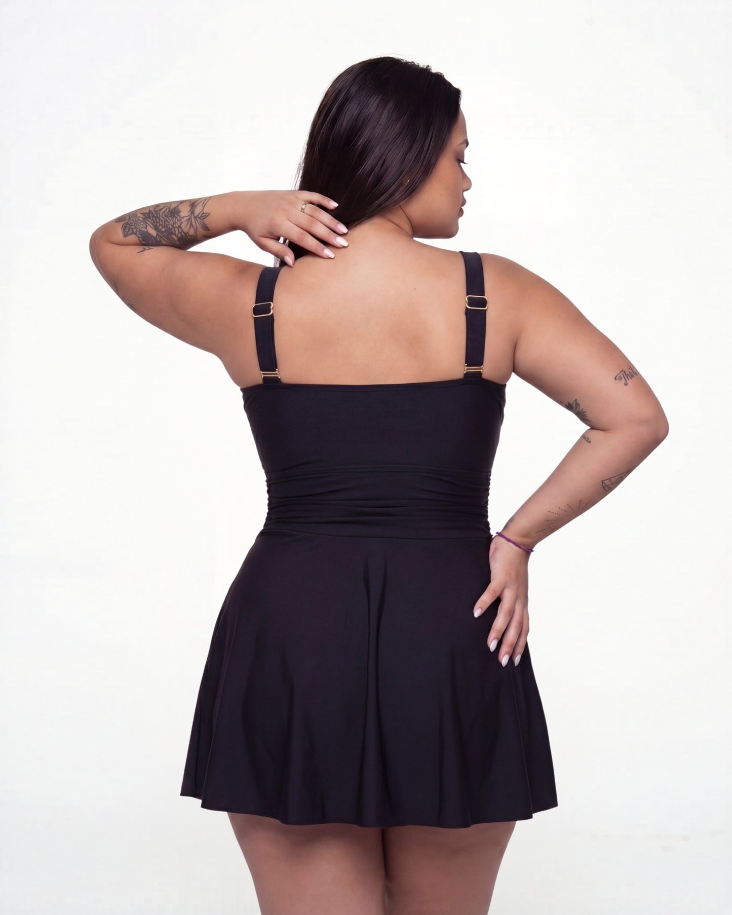 WaveLift™ – Maillot de Bain Sculptant Jupe Intégrée