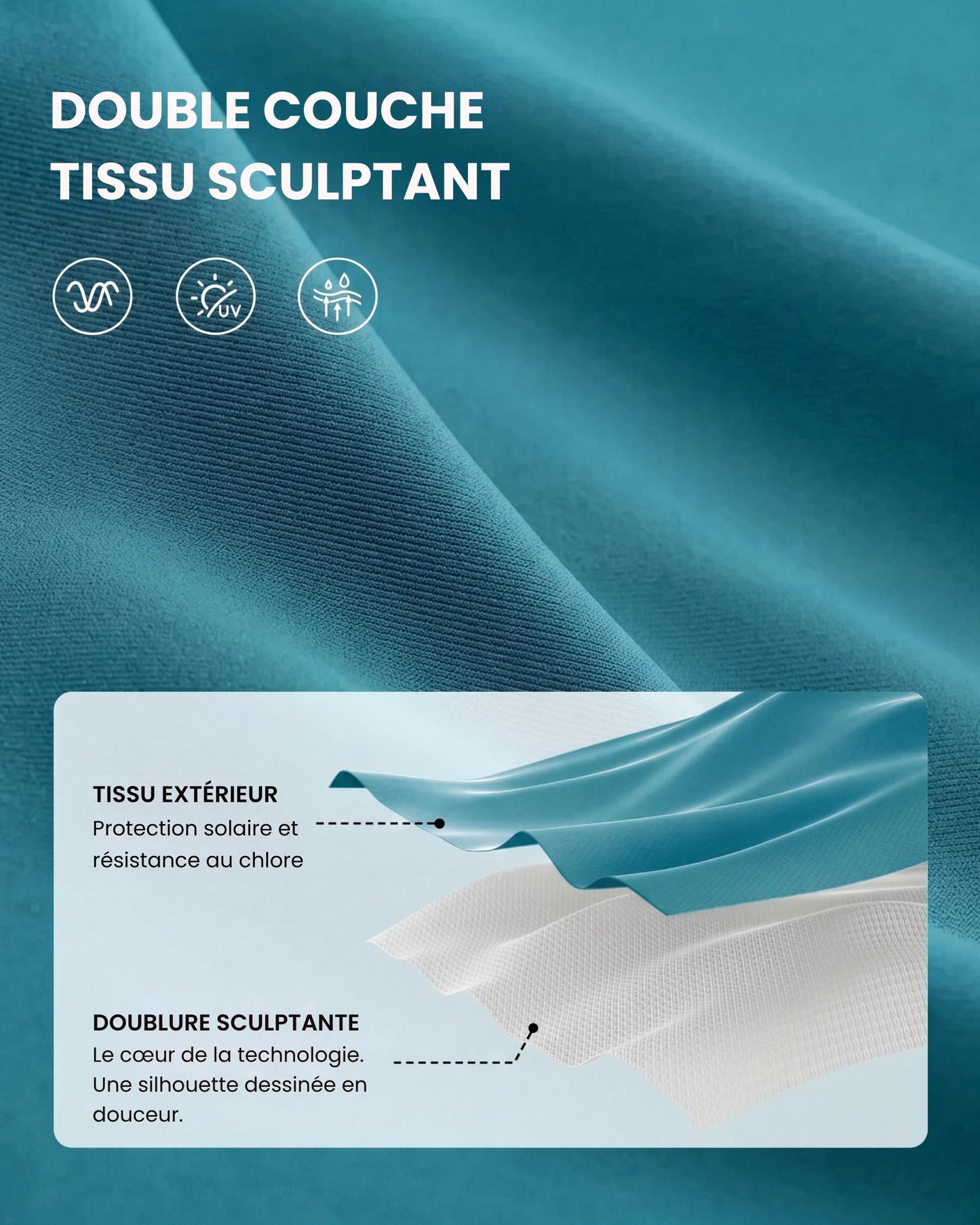 WaveLift™ – Maillot de Bain Sculptant Jupe Intégrée