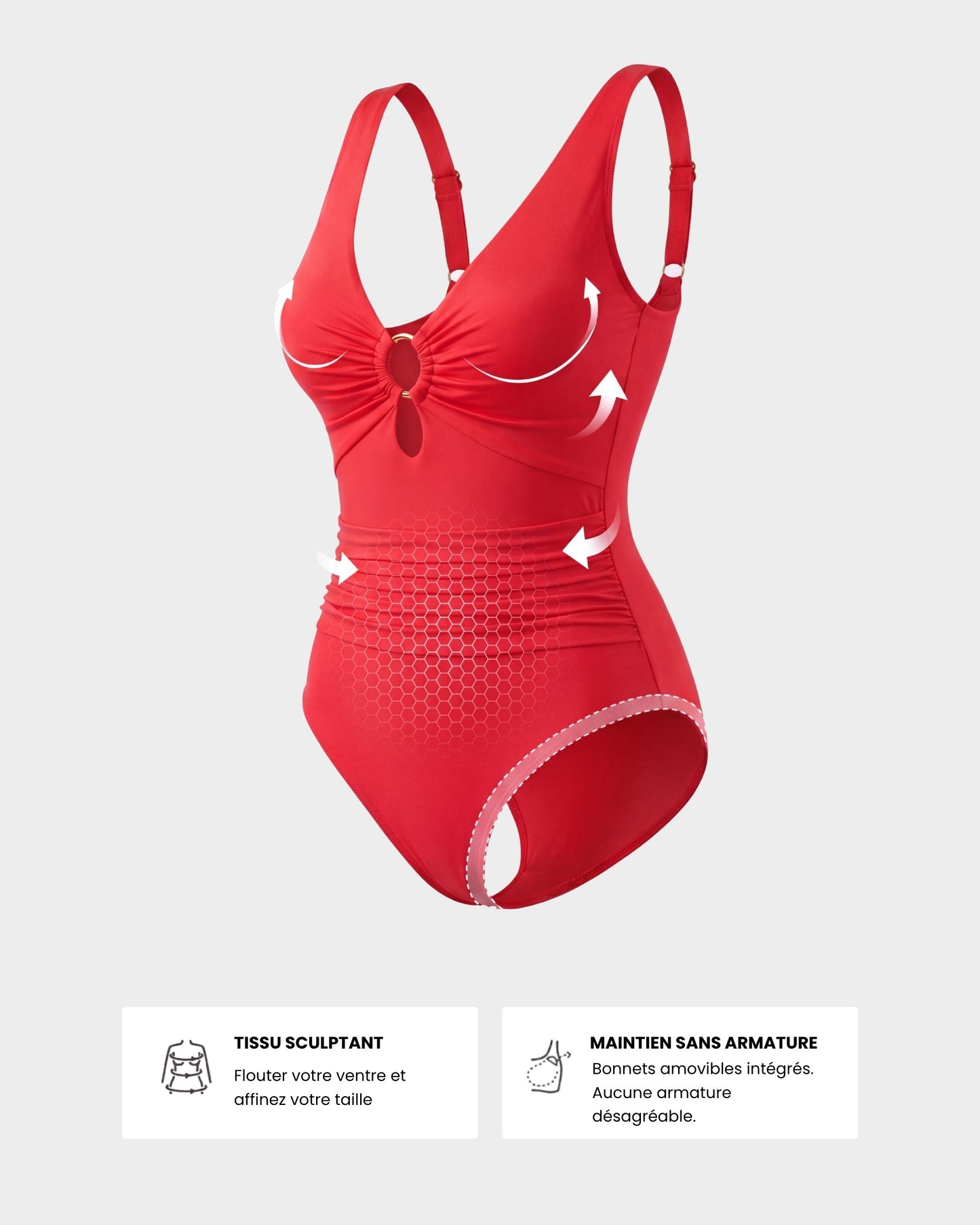 WaveLift™ – Maillot de Bain Sculptant Une Pièce